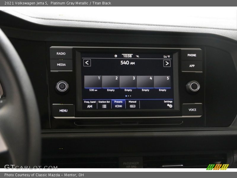 Controls of 2021 Jetta S