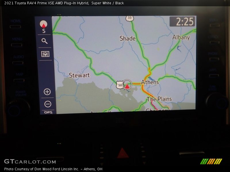 Navigation of 2021 RAV4 Prime XSE AWD Plug-In Hybrid