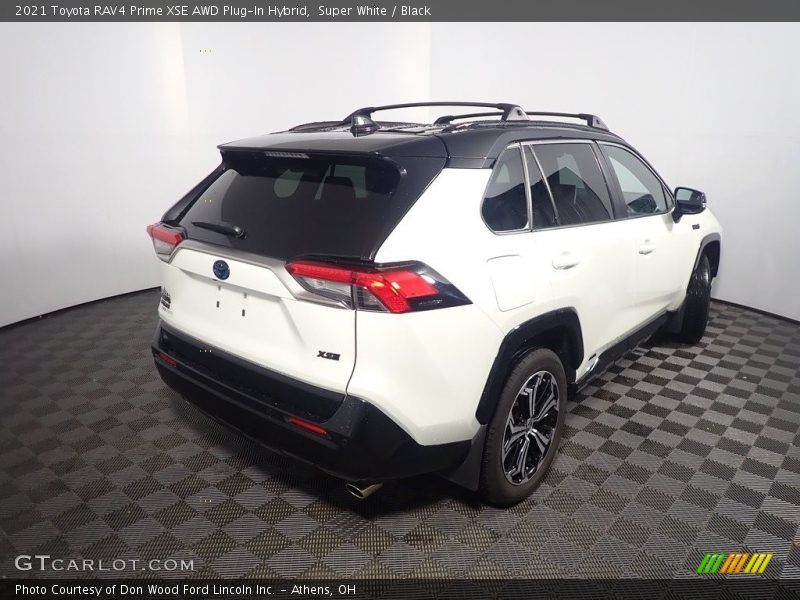 Super White / Black 2021 Toyota RAV4 Prime XSE AWD Plug-In Hybrid
