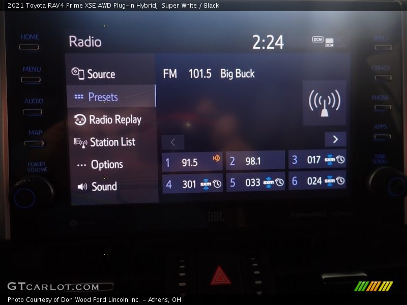 Controls of 2021 RAV4 Prime XSE AWD Plug-In Hybrid