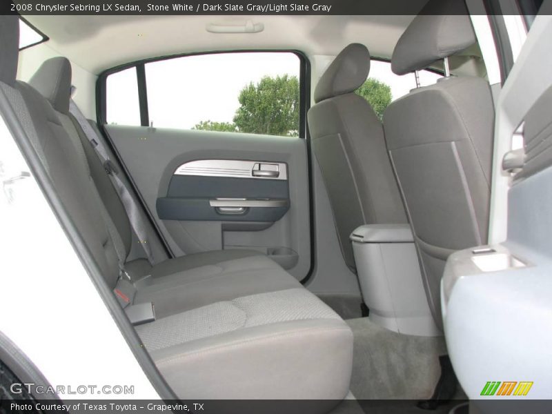 Stone White / Dark Slate Gray/Light Slate Gray 2008 Chrysler Sebring LX Sedan