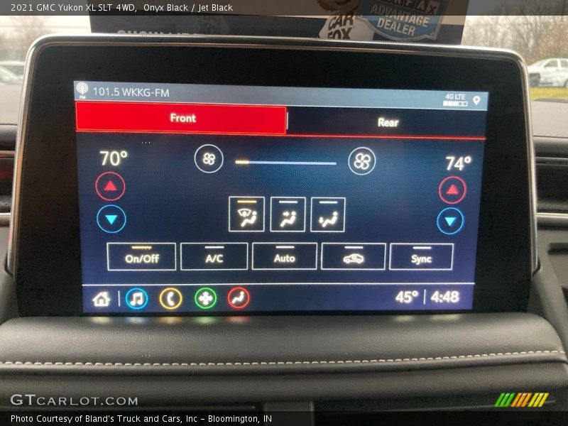 Controls of 2021 Yukon XL SLT 4WD
