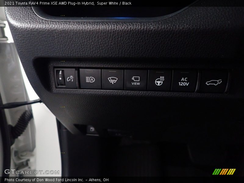 Controls of 2021 RAV4 Prime XSE AWD Plug-In Hybrid