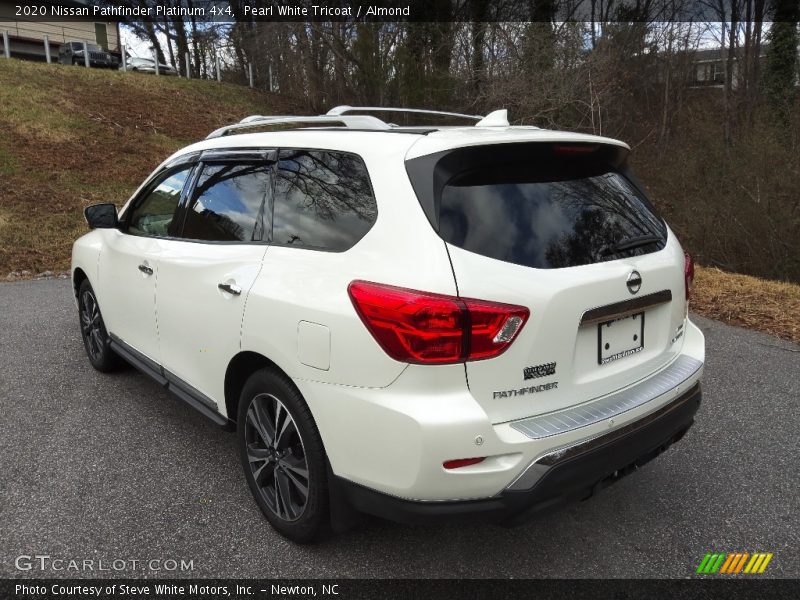 Pearl White Tricoat / Almond 2020 Nissan Pathfinder Platinum 4x4