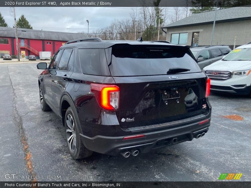 Agate Black Metallic / Ebony 2020 Ford Explorer ST 4WD