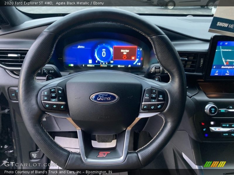 Agate Black Metallic / Ebony 2020 Ford Explorer ST 4WD