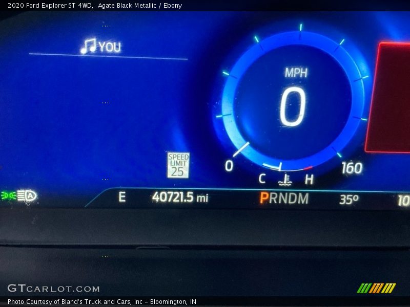 Agate Black Metallic / Ebony 2020 Ford Explorer ST 4WD
