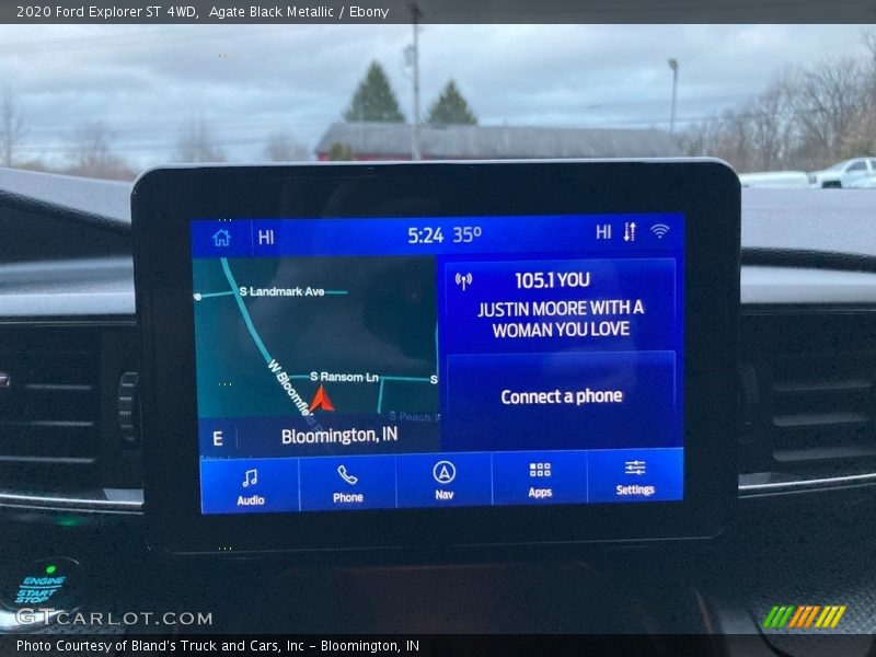 Agate Black Metallic / Ebony 2020 Ford Explorer ST 4WD