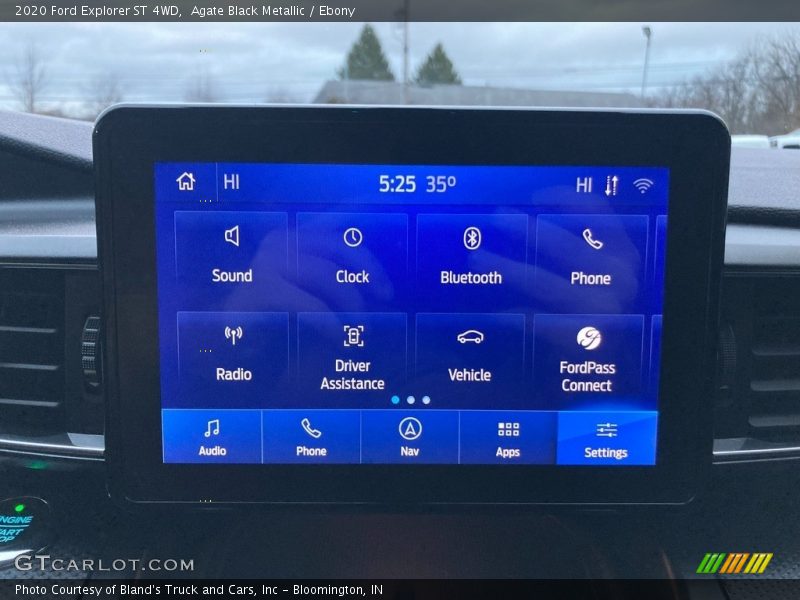 Agate Black Metallic / Ebony 2020 Ford Explorer ST 4WD