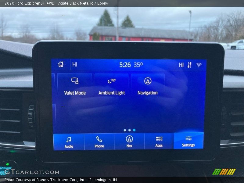 Agate Black Metallic / Ebony 2020 Ford Explorer ST 4WD