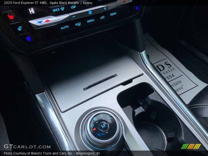 Agate Black Metallic / Ebony 2020 Ford Explorer ST 4WD