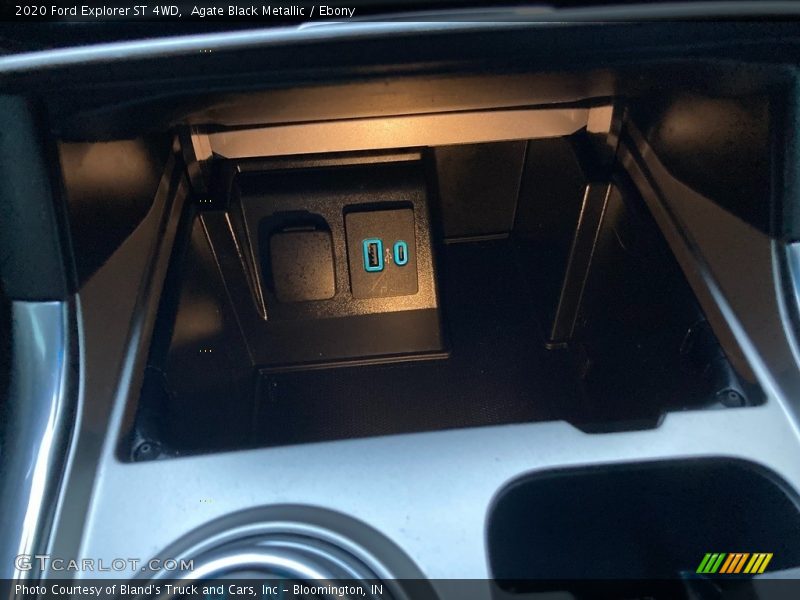Agate Black Metallic / Ebony 2020 Ford Explorer ST 4WD