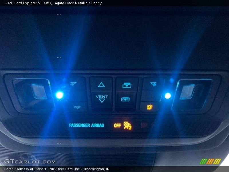 Agate Black Metallic / Ebony 2020 Ford Explorer ST 4WD