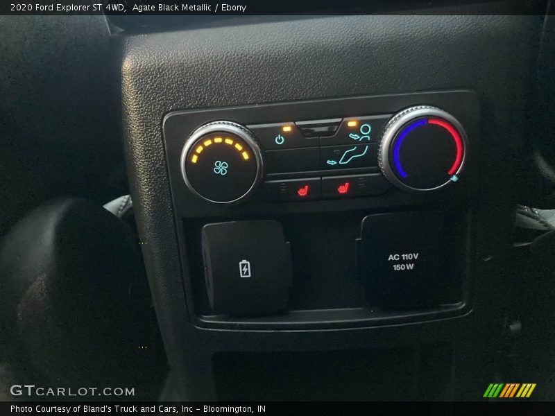 Agate Black Metallic / Ebony 2020 Ford Explorer ST 4WD