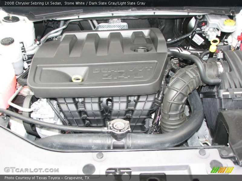 Stone White / Dark Slate Gray/Light Slate Gray 2008 Chrysler Sebring LX Sedan