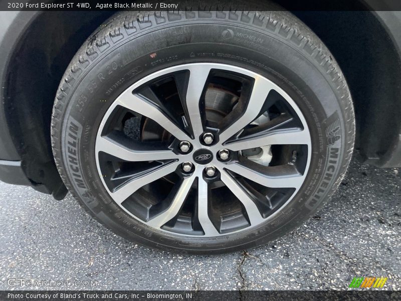 Agate Black Metallic / Ebony 2020 Ford Explorer ST 4WD