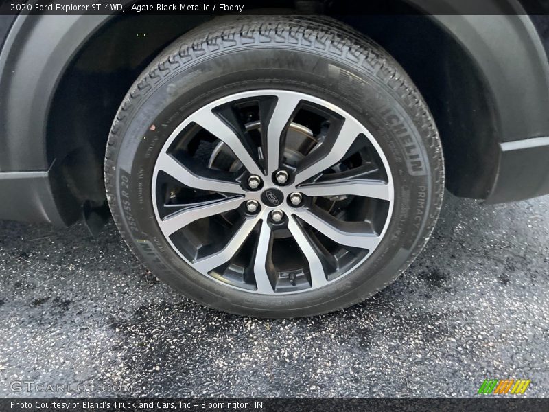 Agate Black Metallic / Ebony 2020 Ford Explorer ST 4WD