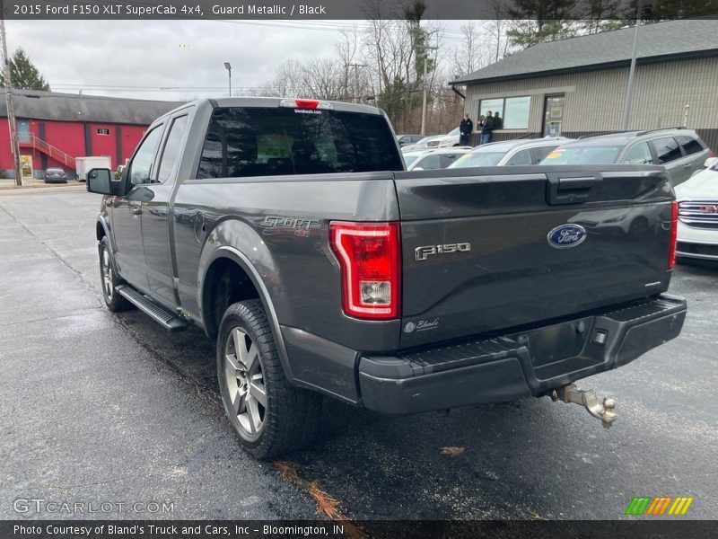 Guard Metallic / Black 2015 Ford F150 XLT SuperCab 4x4