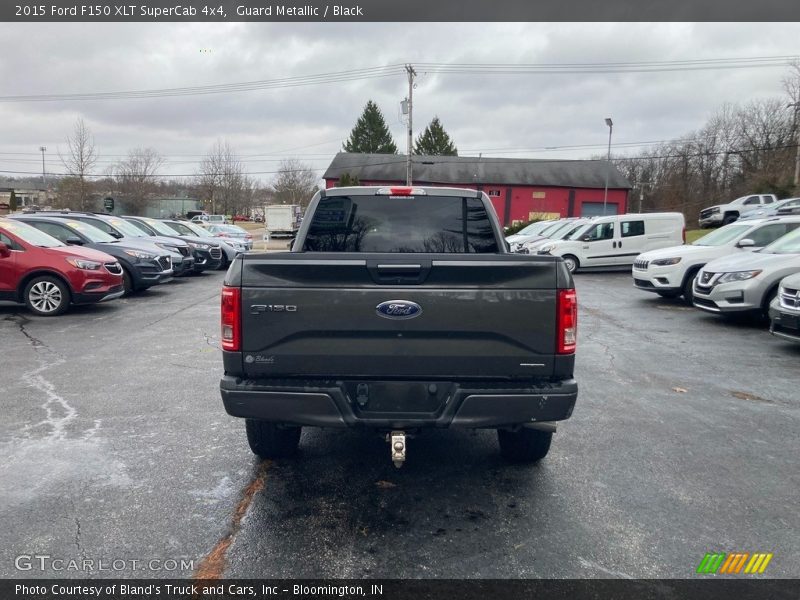 Guard Metallic / Black 2015 Ford F150 XLT SuperCab 4x4