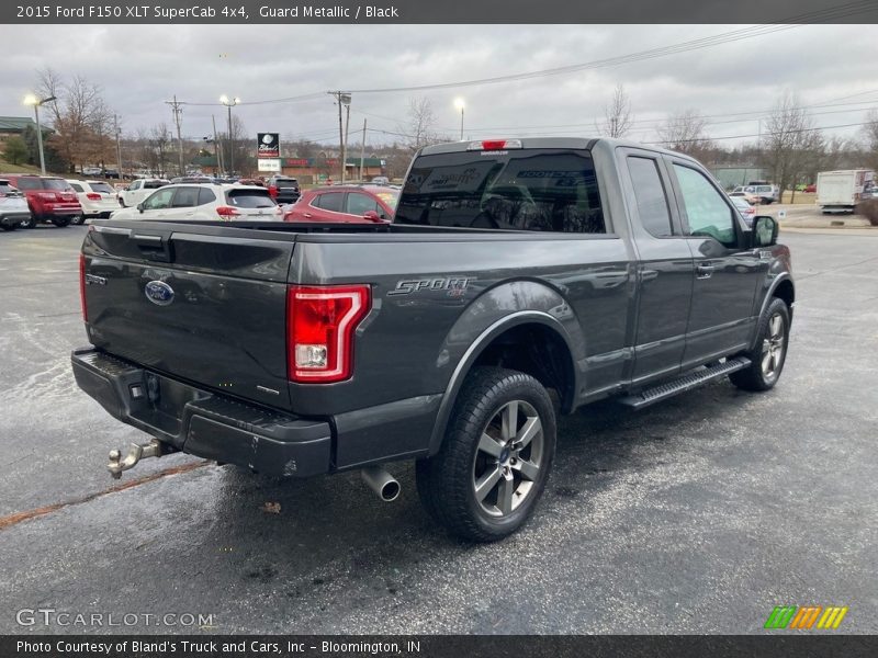 Guard Metallic / Black 2015 Ford F150 XLT SuperCab 4x4