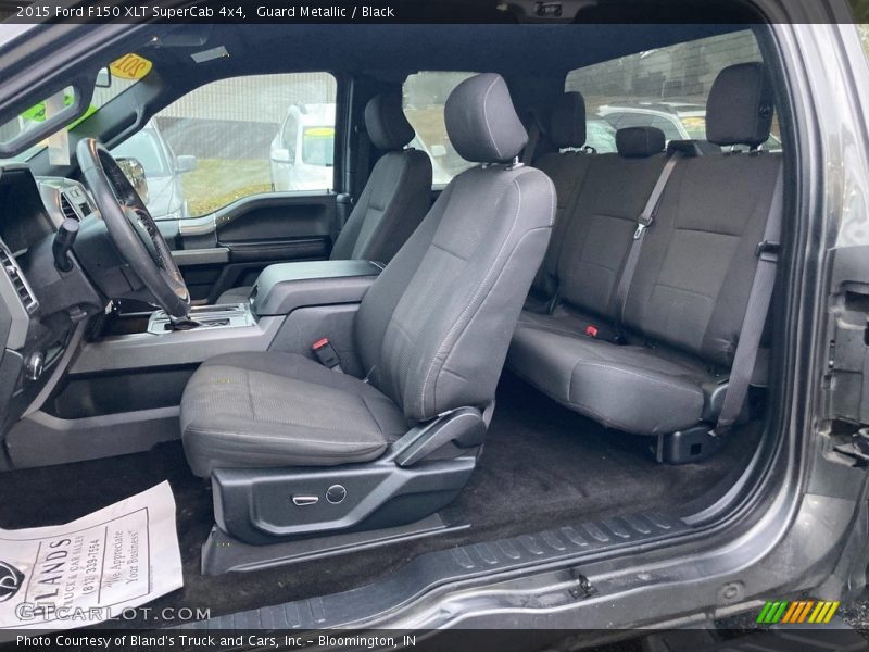 Guard Metallic / Black 2015 Ford F150 XLT SuperCab 4x4