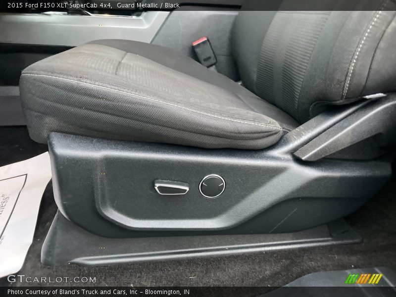 Guard Metallic / Black 2015 Ford F150 XLT SuperCab 4x4