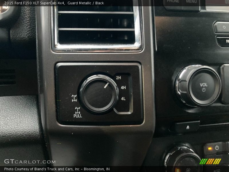 Guard Metallic / Black 2015 Ford F150 XLT SuperCab 4x4