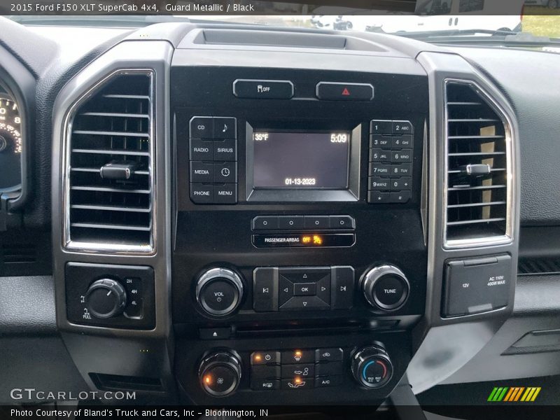Guard Metallic / Black 2015 Ford F150 XLT SuperCab 4x4