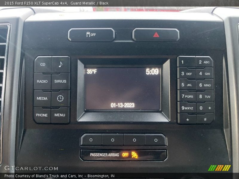 Guard Metallic / Black 2015 Ford F150 XLT SuperCab 4x4
