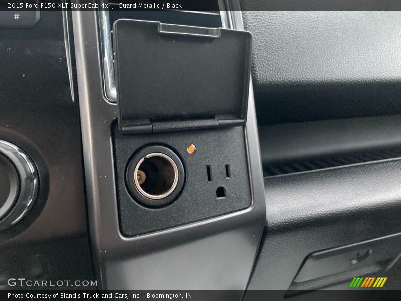 Guard Metallic / Black 2015 Ford F150 XLT SuperCab 4x4
