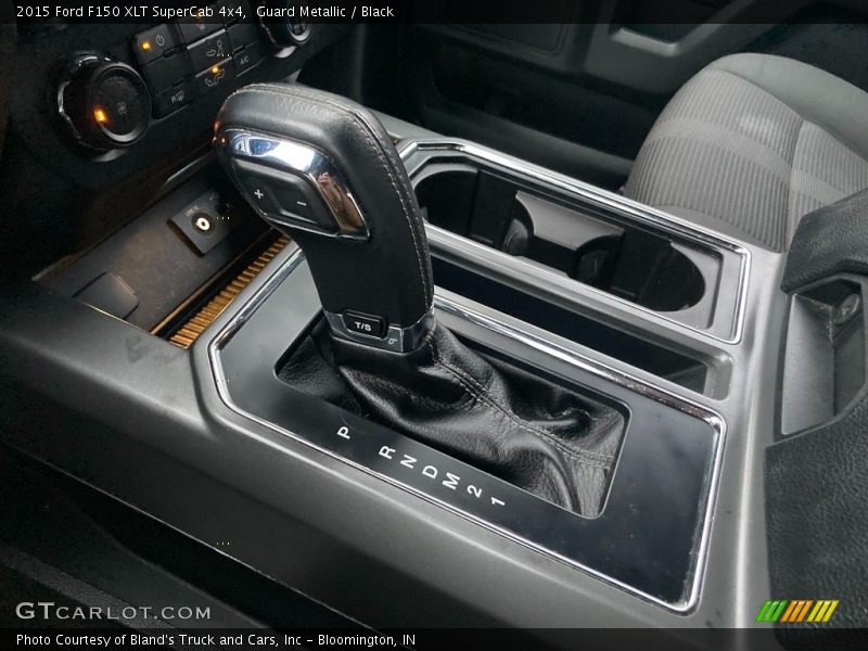 Guard Metallic / Black 2015 Ford F150 XLT SuperCab 4x4