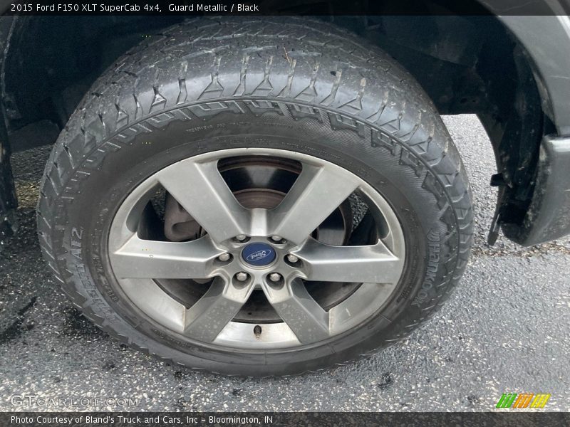 Guard Metallic / Black 2015 Ford F150 XLT SuperCab 4x4
