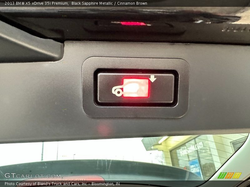 Black Sapphire Metallic / Cinnamon Brown 2013 BMW X5 xDrive 35i Premium