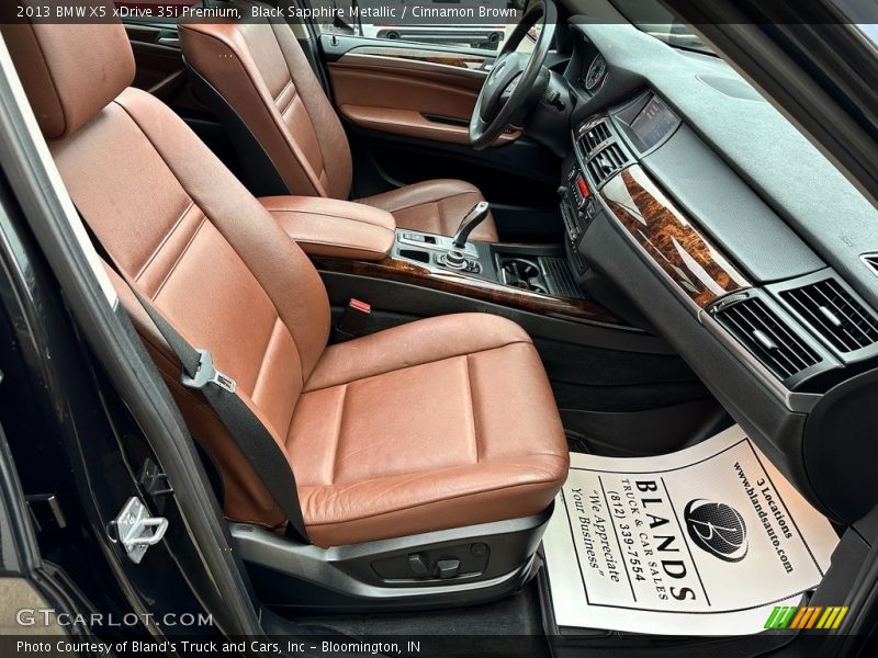 Black Sapphire Metallic / Cinnamon Brown 2013 BMW X5 xDrive 35i Premium