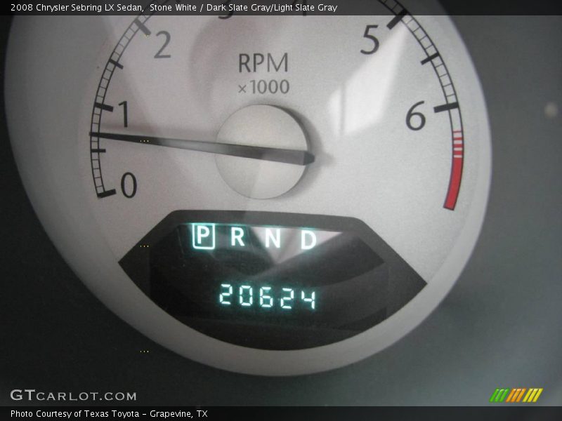 Stone White / Dark Slate Gray/Light Slate Gray 2008 Chrysler Sebring LX Sedan