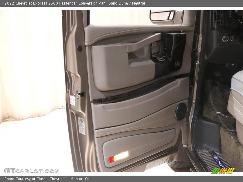Door Panel of 2022 Express 2500 Passenger Conversion Van