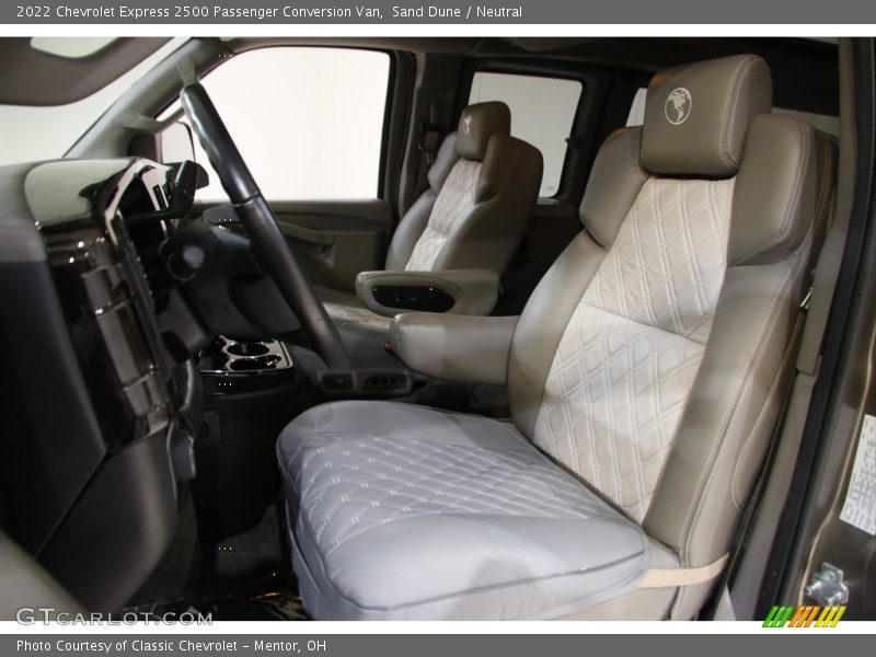 Front Seat of 2022 Express 2500 Passenger Conversion Van