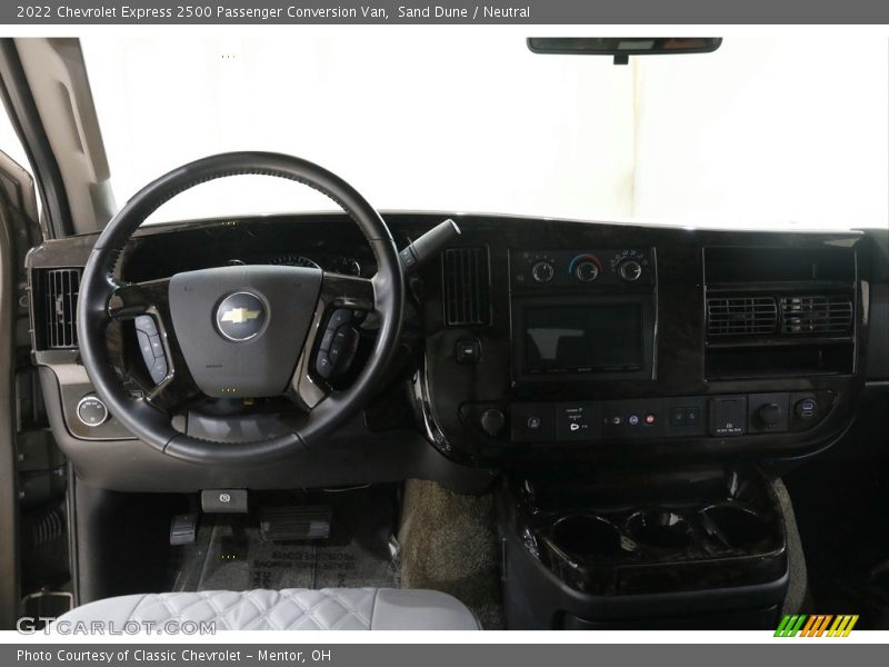 Dashboard of 2022 Express 2500 Passenger Conversion Van
