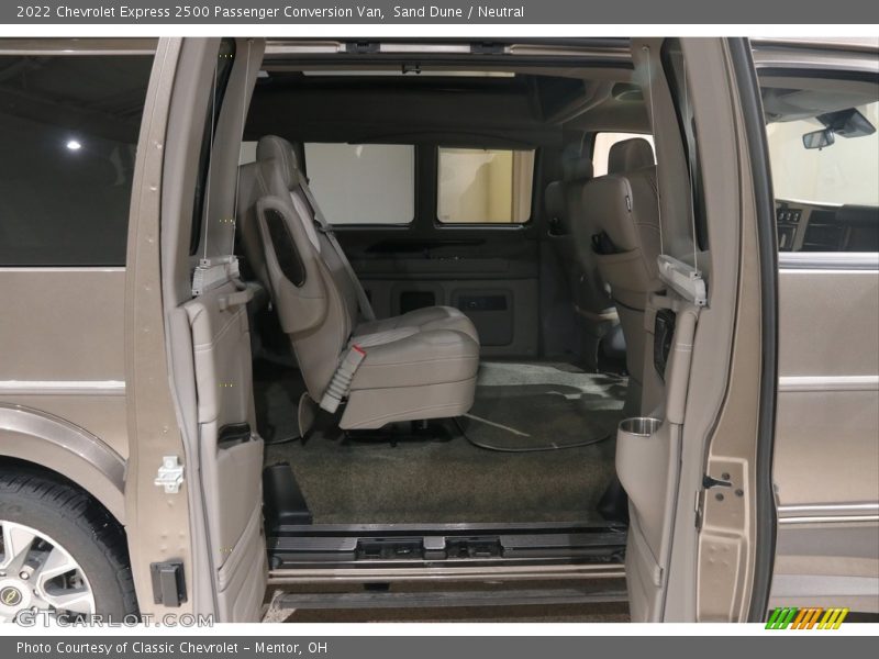 Rear Seat of 2022 Express 2500 Passenger Conversion Van
