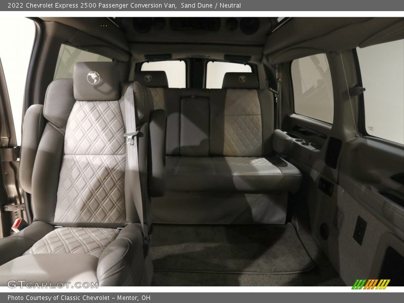 Rear Seat of 2022 Express 2500 Passenger Conversion Van