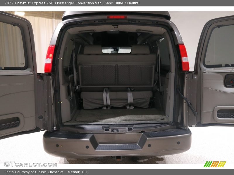  2022 Express 2500 Passenger Conversion Van Trunk