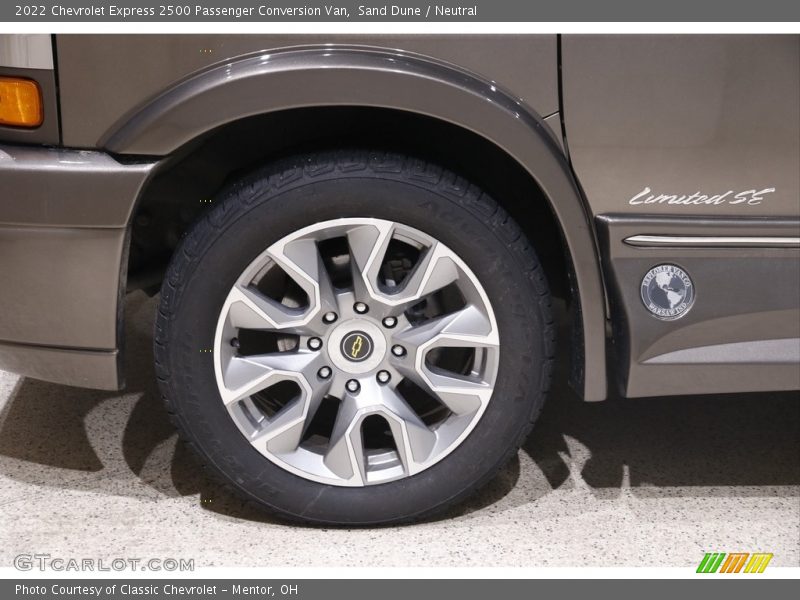  2022 Express 2500 Passenger Conversion Van Wheel