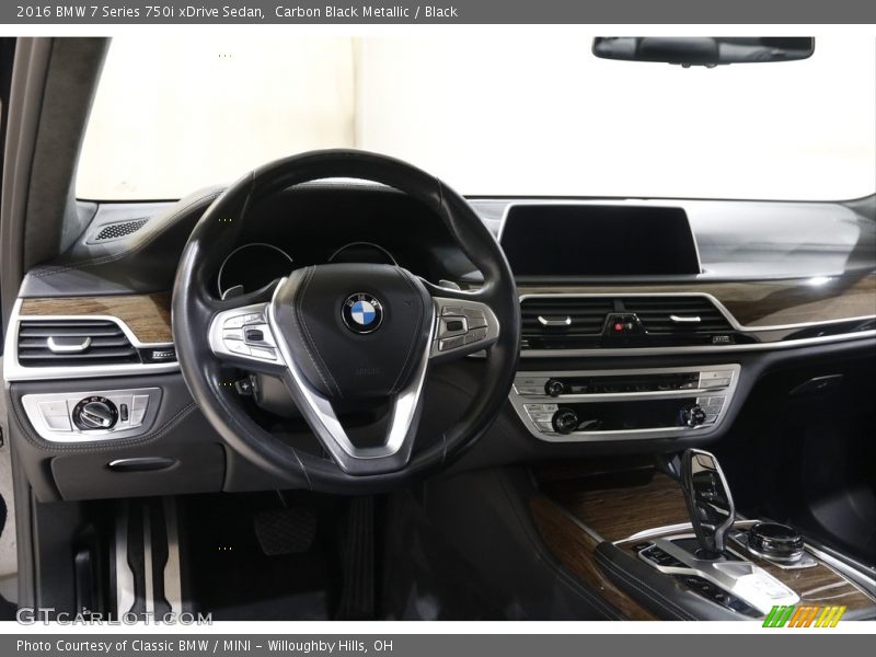 Carbon Black Metallic / Black 2016 BMW 7 Series 750i xDrive Sedan