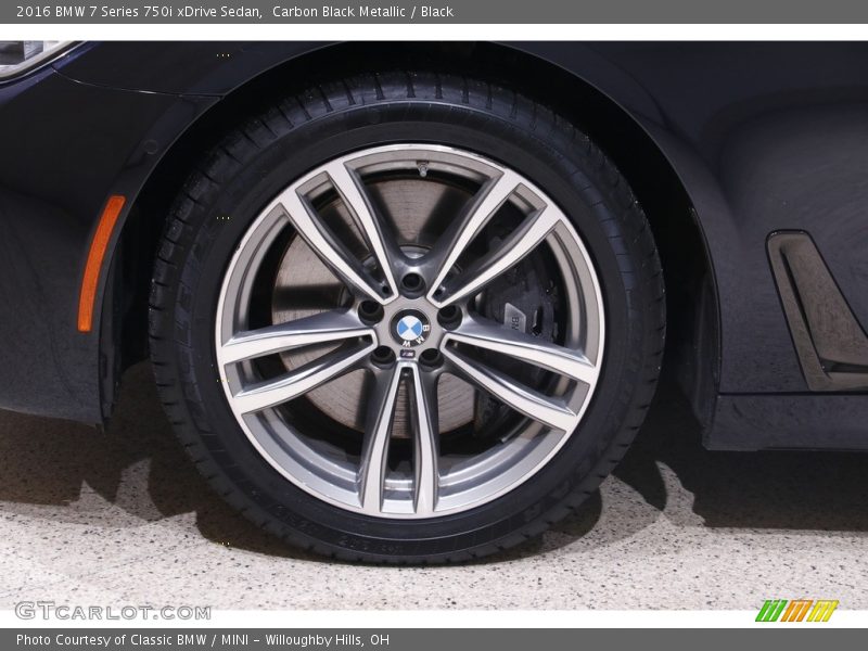 Carbon Black Metallic / Black 2016 BMW 7 Series 750i xDrive Sedan