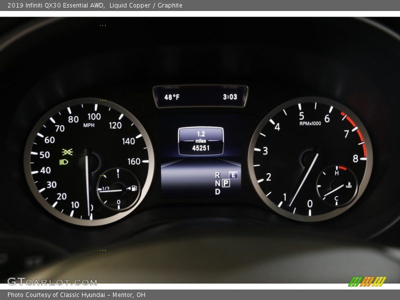  2019 QX30 Essential AWD Essential AWD Gauges
