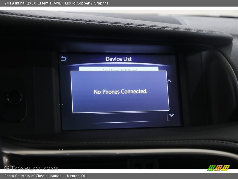 Liquid Copper / Graphite 2019 Infiniti QX30 Essential AWD