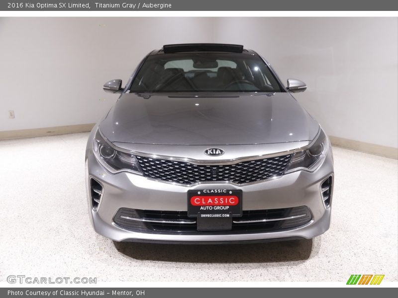 Titanium Gray / Aubergine 2016 Kia Optima SX Limited