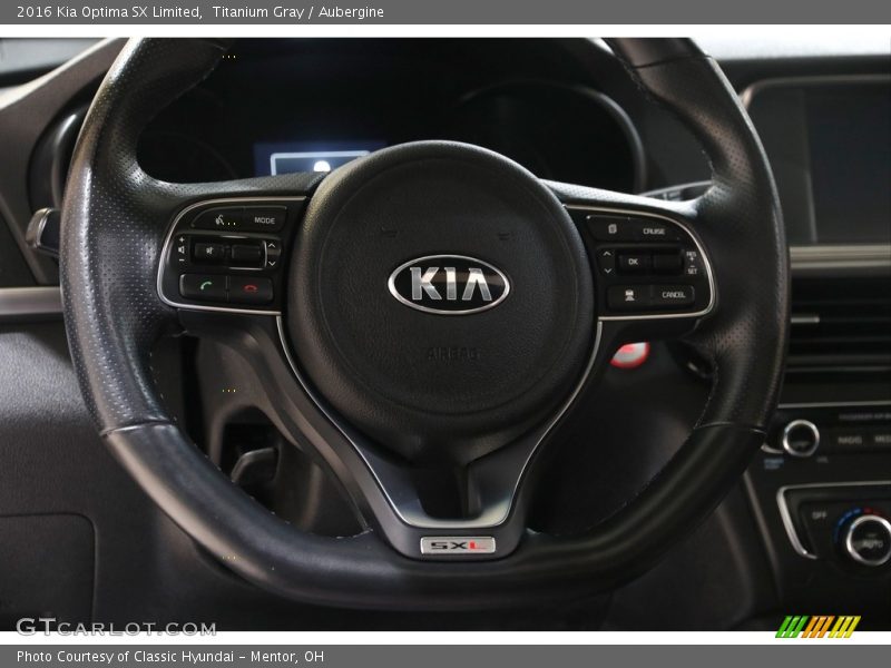 Titanium Gray / Aubergine 2016 Kia Optima SX Limited