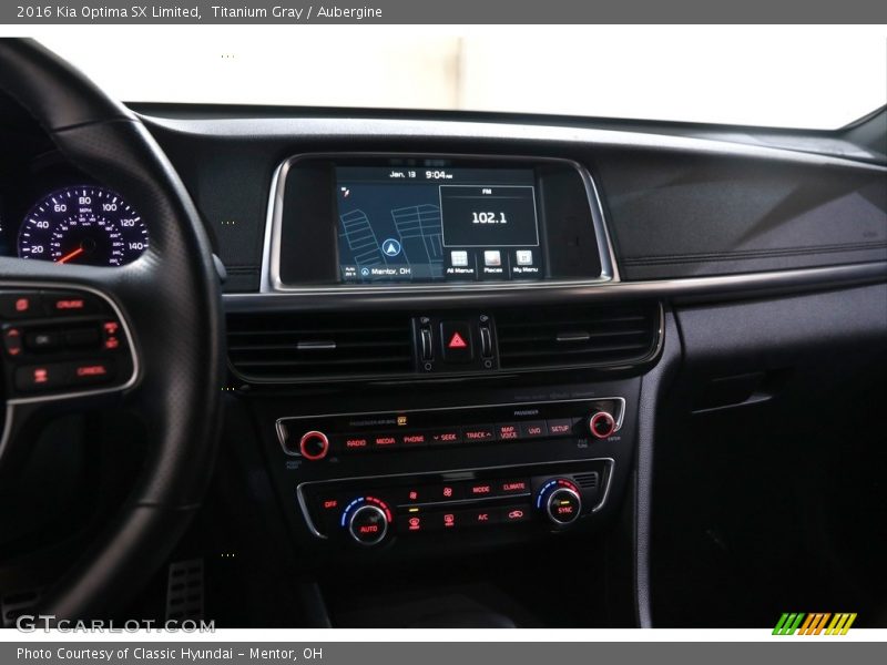 Titanium Gray / Aubergine 2016 Kia Optima SX Limited