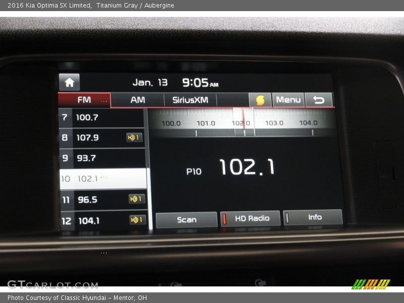 Titanium Gray / Aubergine 2016 Kia Optima SX Limited